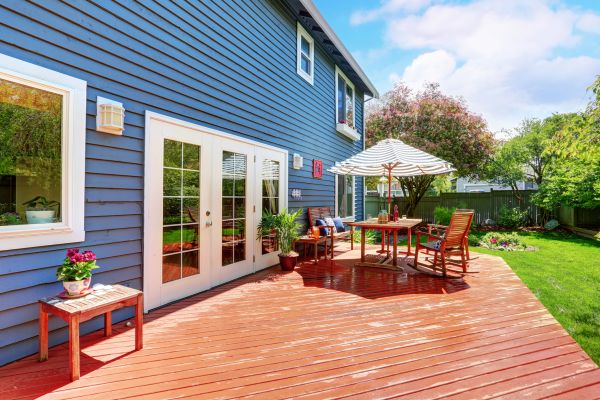 Blue Siding Installation in Hendersonville
